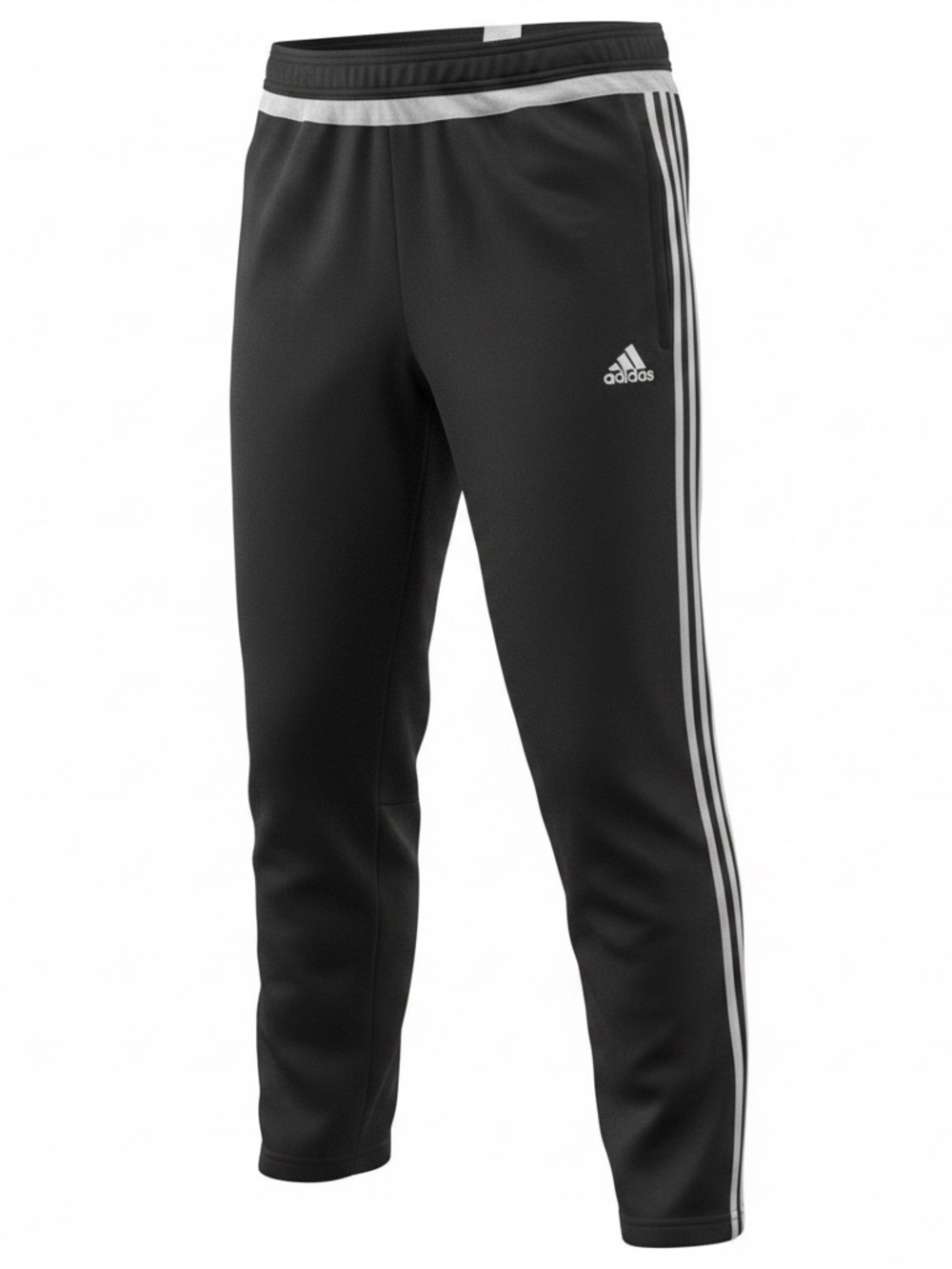 Adidas Climacool Track Pants Black White Mesh Zipper Pockets and Cuff Size M